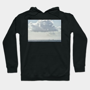 Two Yachts sailing off the Kintyre Coast, Scotland Hoodie